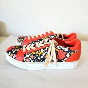 Coach paddy floral print sneakers 6.5B